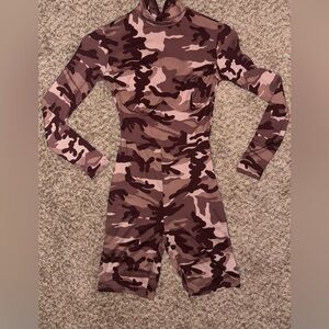 Camo Print Jumpsuit
